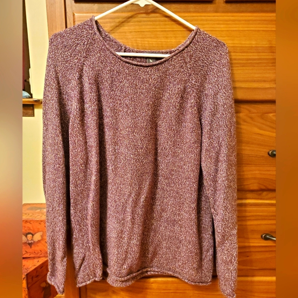 Large Eddie Bauer plum sweater